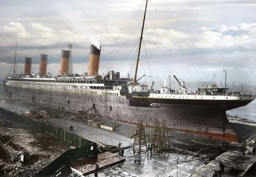 "Titanik"in unikal rəngli şəkli