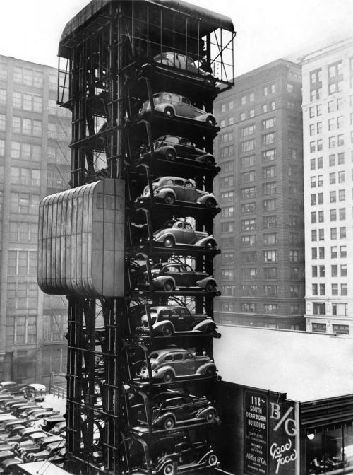 Çikaqoda maşın dayanacağı, 1937-ci il