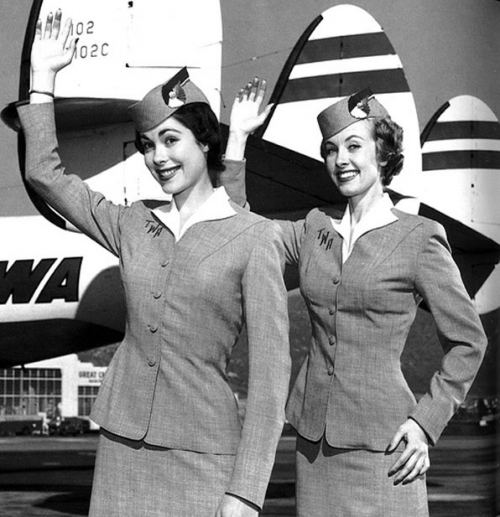 Stüardessalar, 1950-ci illər