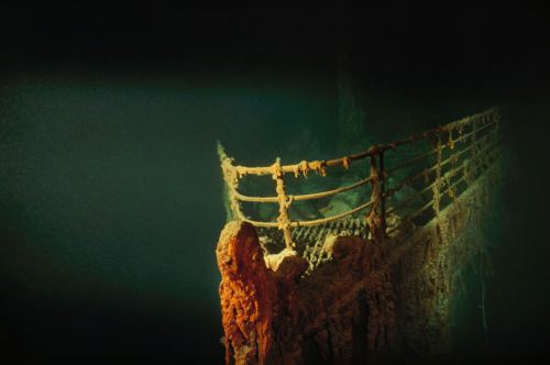 Paslanmış "Titanik" gəmisi, Atlantik okeanının dibi, 1991-ci il