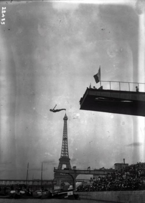 Parisdə suya tullanma üzrə yarışlar, 1912-ci il