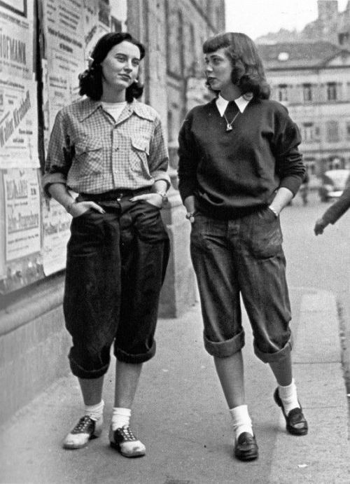 London küçələrində, 1950-ci illərin sonu