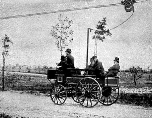 Dünyada ilk trolleybus. 1882-ci il
