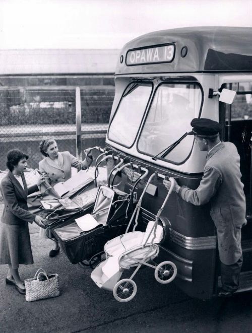 Uşaq arabaları üçün yer. Yeni Zelandiya, 1950-ci illər