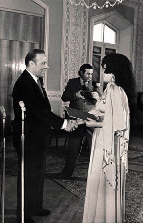 Heydər Əliyev və Zeynəb Xanlarova, 1982-ci il