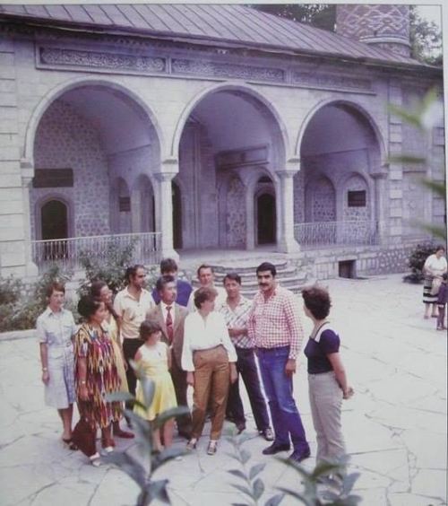 Turistlər Şuşada ekskursiyada, 1988-ci il