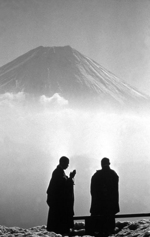 Səhər meditasiyası. Fudziyama, Yaponiya, 1961-ci il