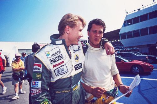 Mika Hakkinen və Mihael Şumaxer, 1992-ci il