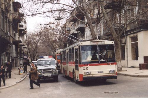 10 nömrəli trolleybus, Bakı, 2003-cü il