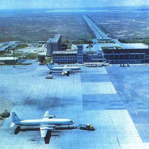 Binədə hava limanı, Bakı. 1980-ci illər