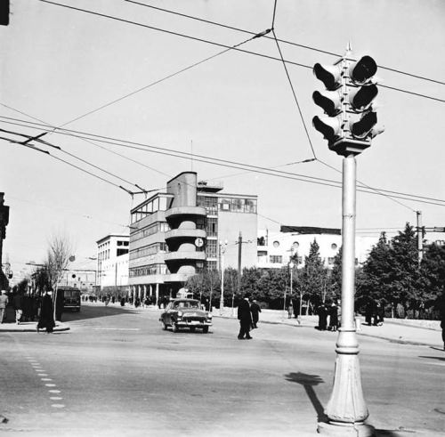 Bakı mərkəzində bir yer, 1950-ci illər