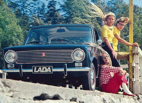 Estoniyada gənclər üçün çəkilmiş VAZ-2101 reklamı
