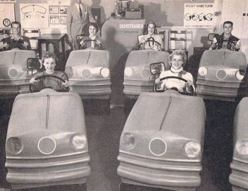 Sürücülük kursları, 1950-ci illər