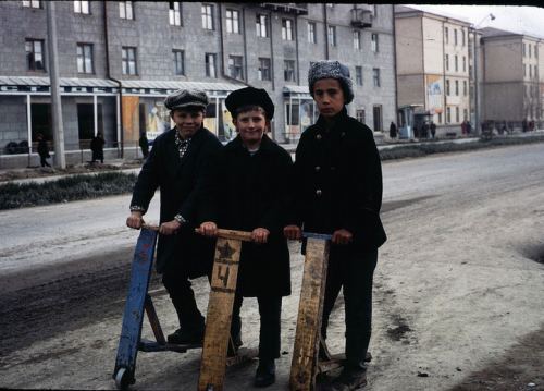 Uşaqlar. Moskva, SSRİ, 1966-cı il