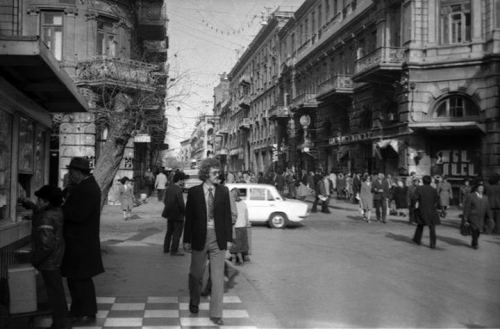 Nizami küçəsi, Bakı. 1977-ci il