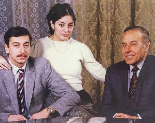 Heydər Əliyev, İlham Əliyev və Mehriban Əliyeva