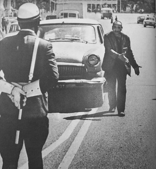 Yol polisi və sürücü, Bakı, 1970-ci il