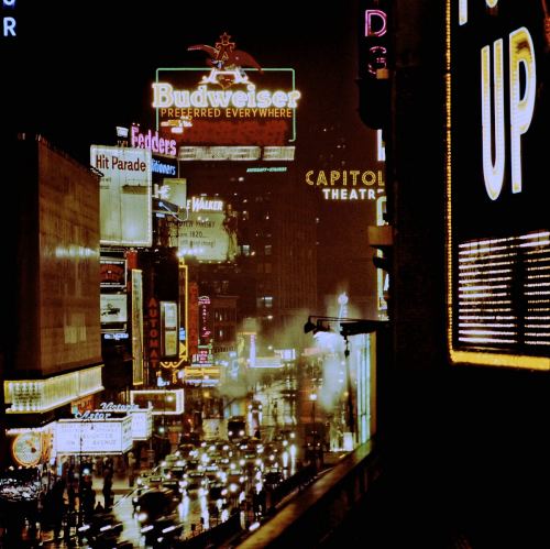 Tayms-skver meydanı, Nyu-York. 1957-ci il