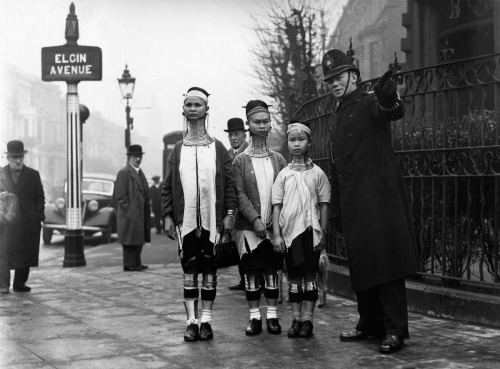 Birma qadınları Londonda, 1935-ci il