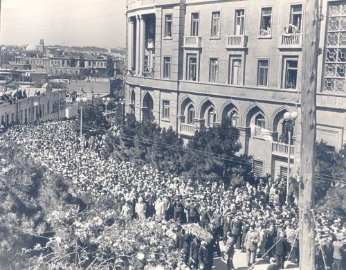 Səməd Vurğunun dəfn mərasimi, 30 may 1956-cı il