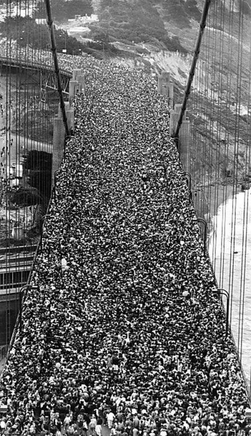 "Qızıl qapı" körpüsünün açılışı, San-Fransisko, 1937-ci il