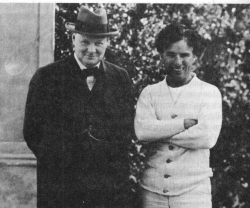 Uinston Çörçill və Çarli Çaplin, 1929-cu il
