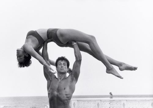 Silvestr Stallone və Brigitta Nilsen. 1987-ci il