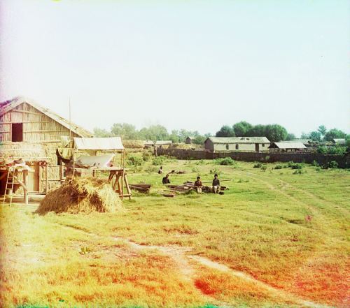 Saatlı rayonundan bir kəndin görüntüsü, 1905-1907-ci illər