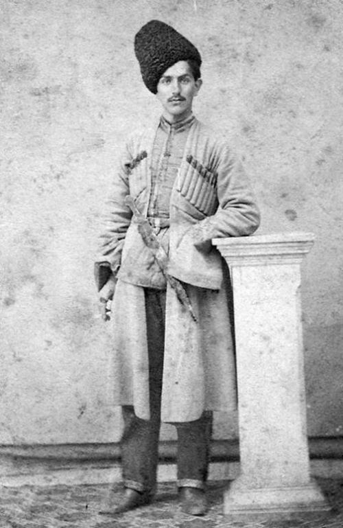 Qaçaq Nəbinin çəkilmiş yeganə şəkli, 1895-ci il