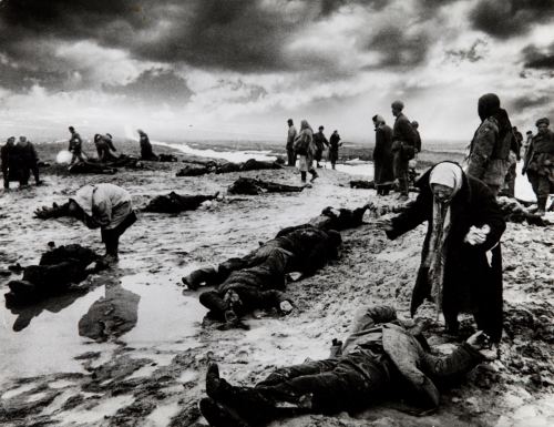Həlak olmuşların arasında qohumların axtarışı, Krım, 1942-ci il