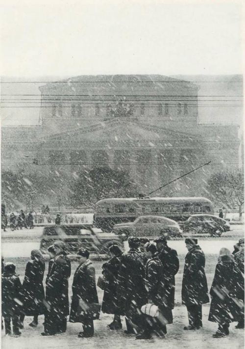İlk qar. Moskva, 1960-cı il